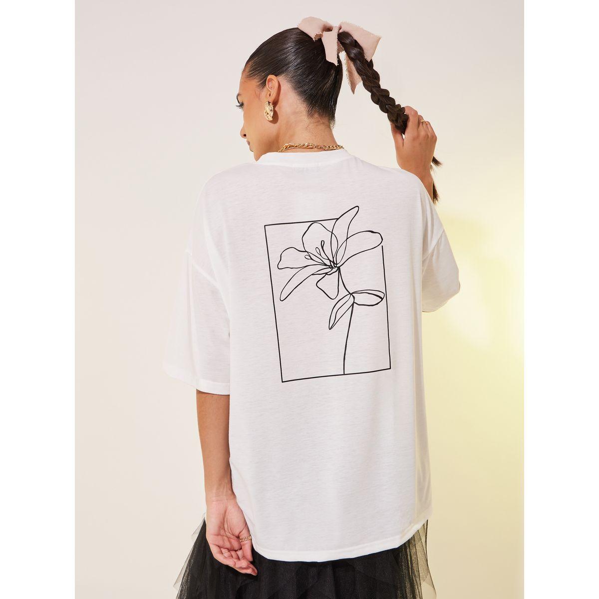 Styli Graphic Print Round Neck T-Shirt-women-clothing-tshirts-image-4