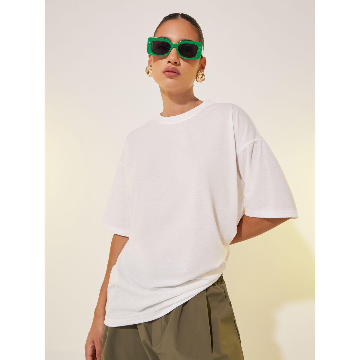 تيشيرت بطبعة جرافيك وياقة دائرية-women-clothing-tshirts-image-3