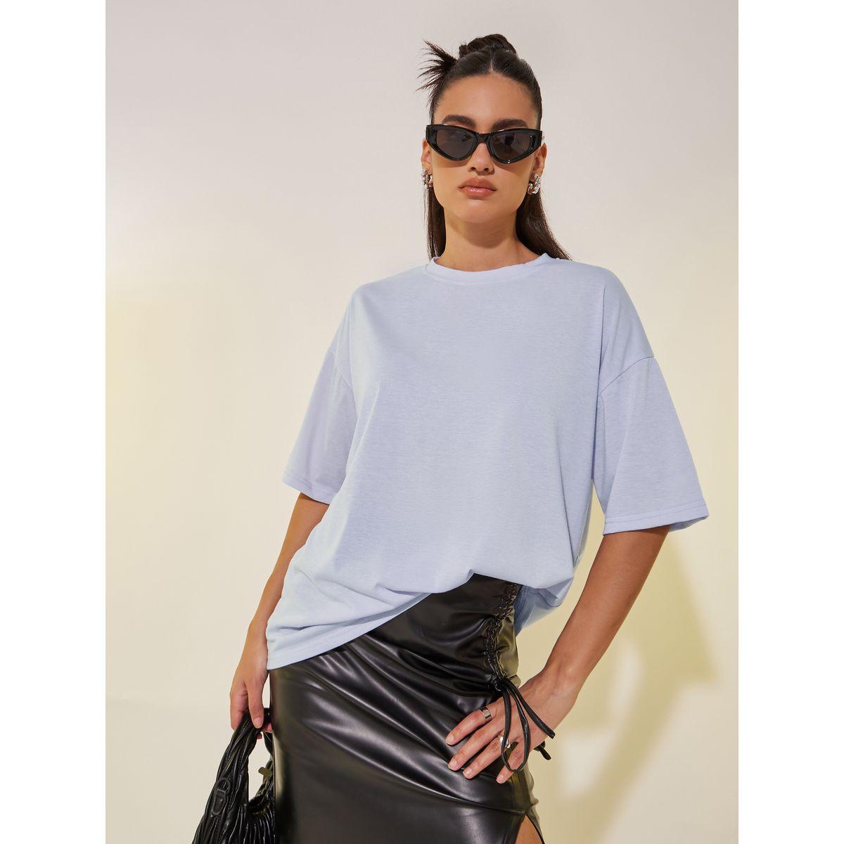 تيشيرت بطبعة جرافيك وياقة دائرية-women-clothing-tshirts-image-4