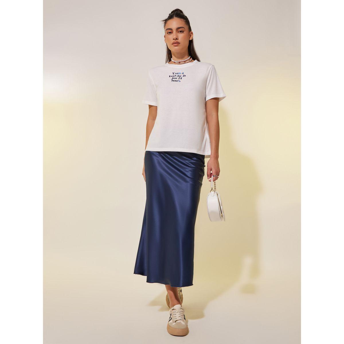 Styli Slogan Print Round Neck T-Shirt-women-clothing-tshirts-image-2