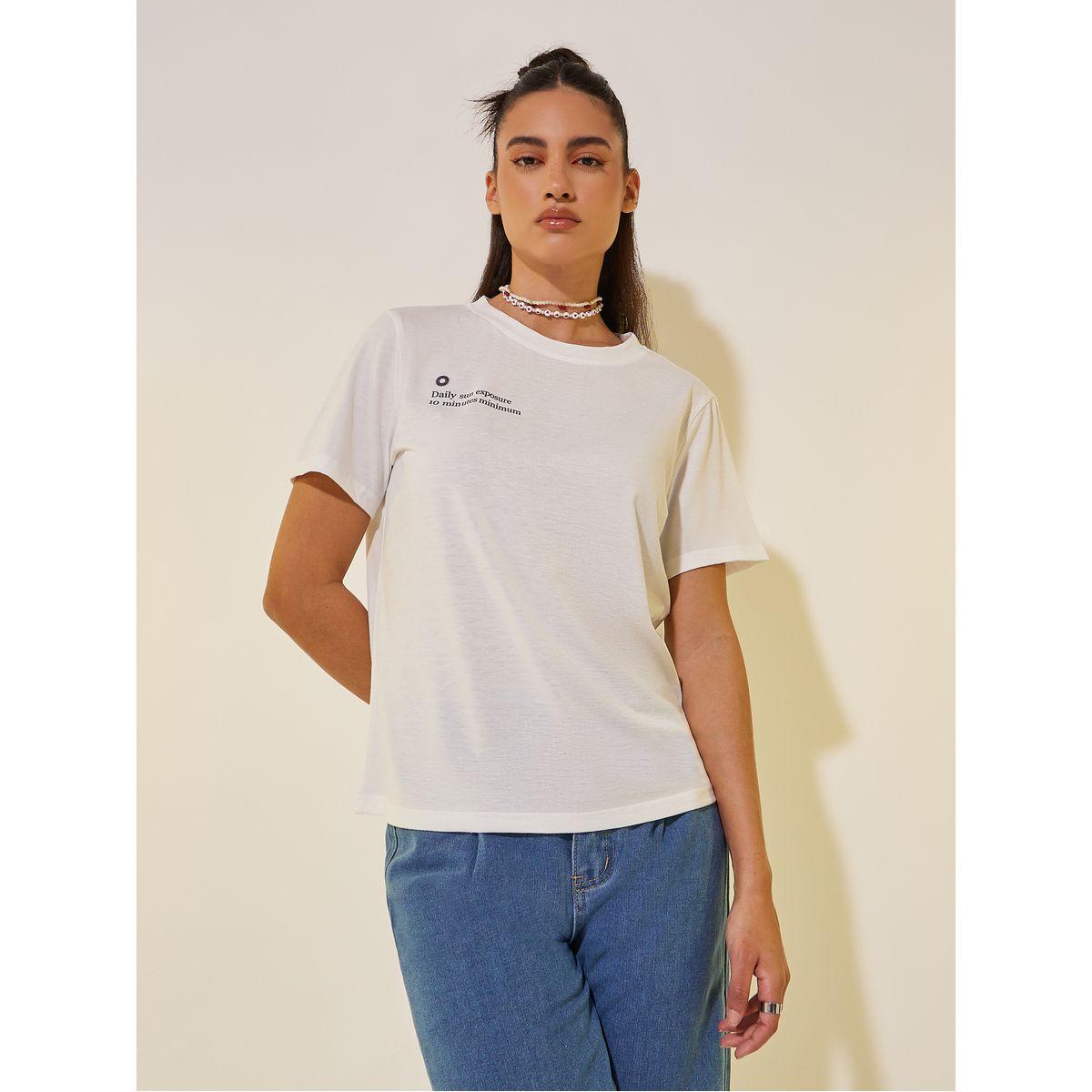 Styli Slogan Print Round Neck T-Shirt-women-clothing-tshirts-image-3