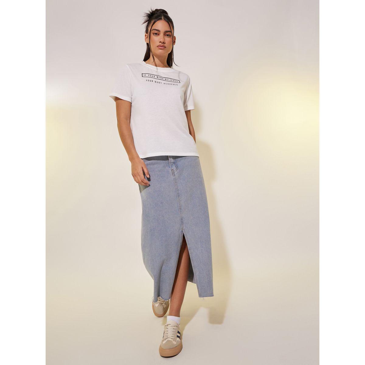Styli Slogan Print Round Neck T-Shirt-women-clothing-tshirts-image-2