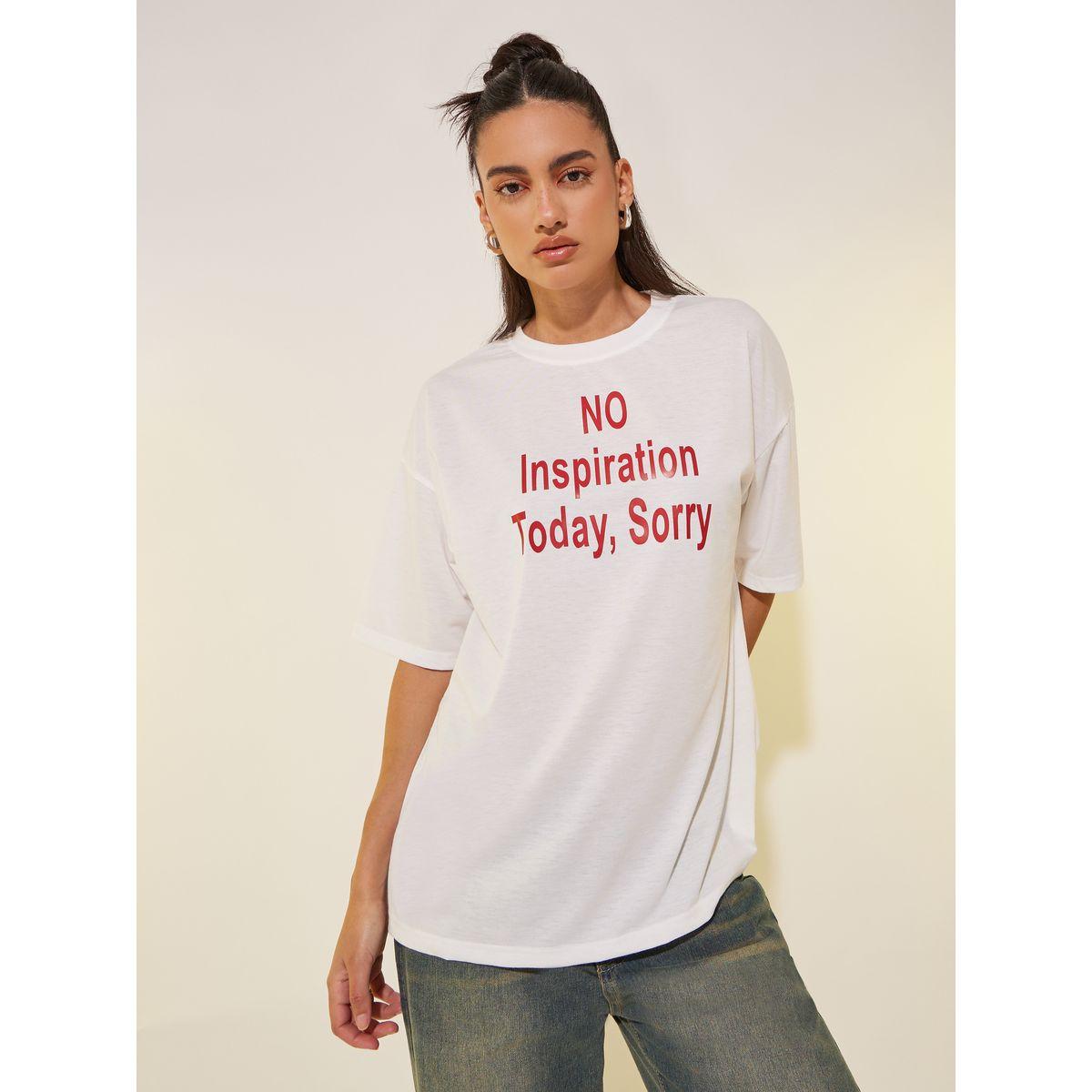 Styli Slogan Print Round Neck T-Shirt-women-clothing-tshirts-image-3