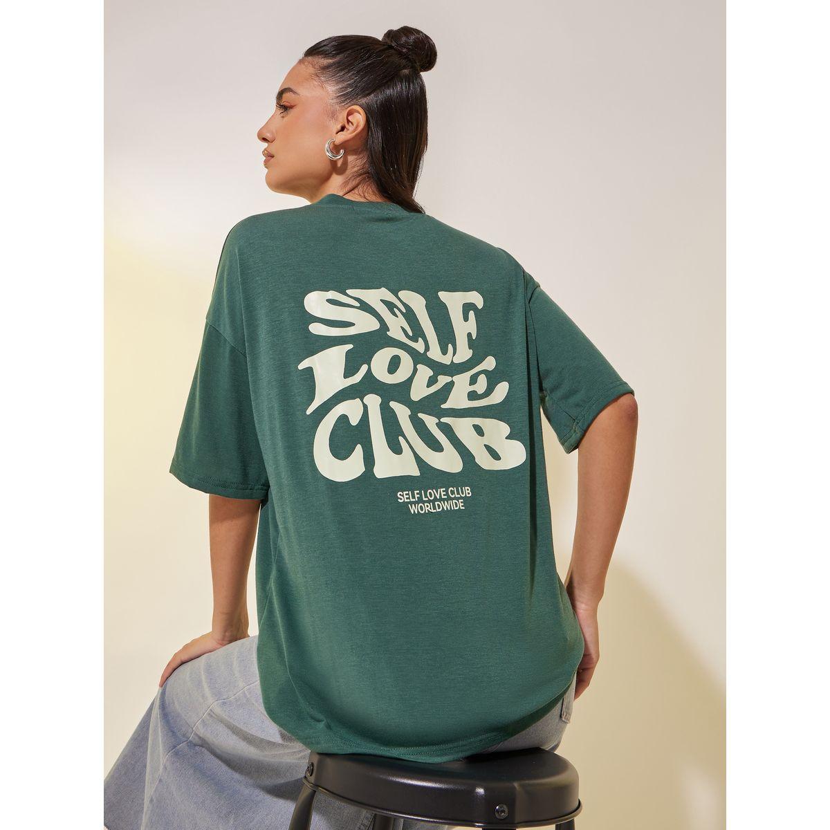Styli Slogan Print Round Neck T-Shirt-women-clothing-tshirts-image-1