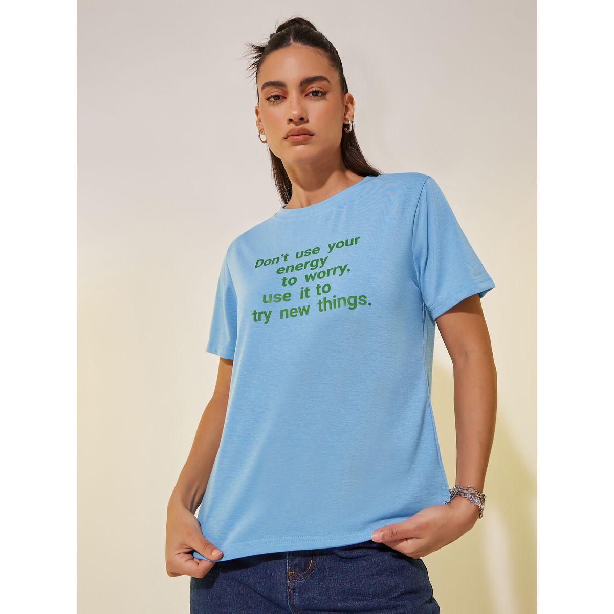 Styli Slogan Print Round Neck T-Shirt-women-clothing-tshirts-image-3
