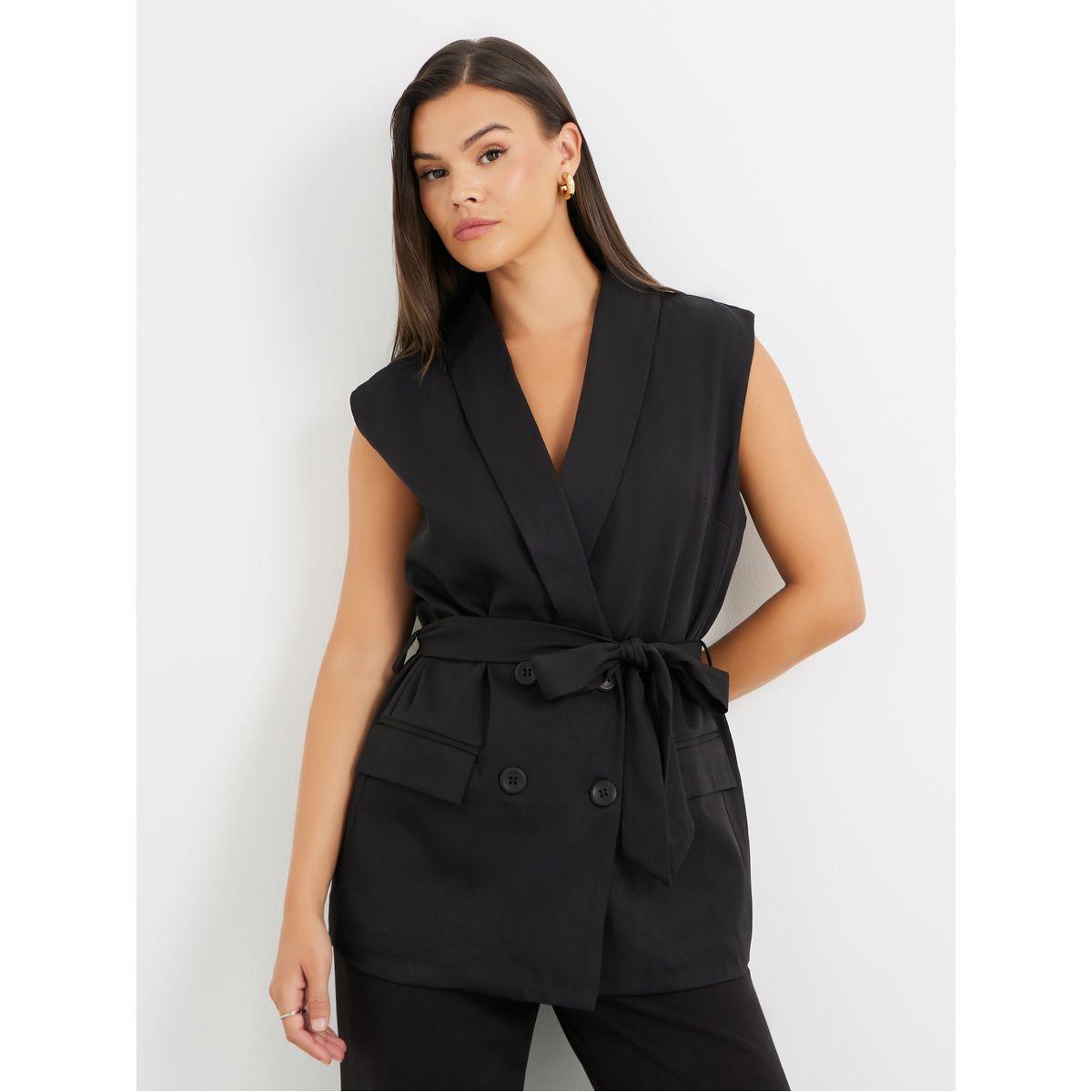 بليزر بلا أكمام مع حزام-women-clothing-coatsandjackets-blazers-image-1