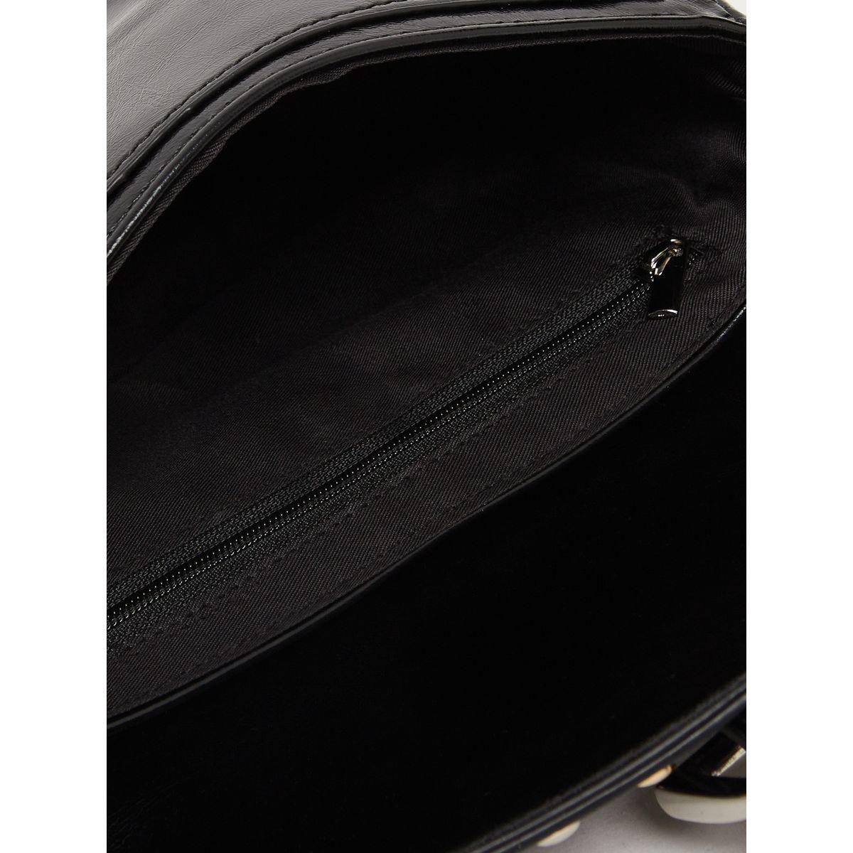 Styli Embellished Studded Shoulder Bag with Chain Strap-women-bagsandwallets-handbags-image-4