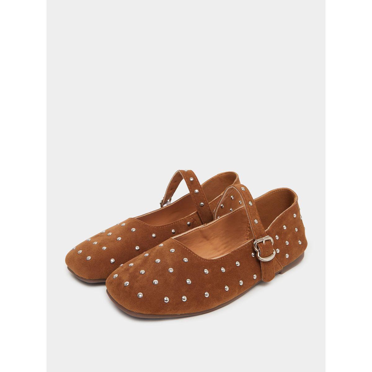 Styli Embellished Studded Flat Ballerina-women-shoes-ballerinas-image-9
