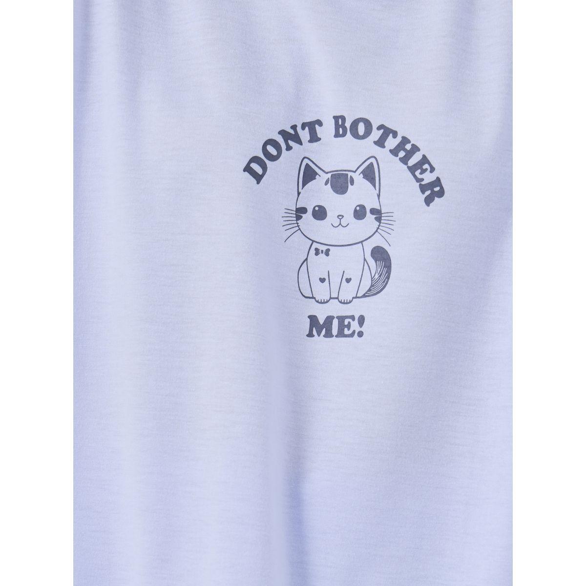 طقم بيجاما من بنطال وتيشيرت بأكمام قصيرة-women-clothing-nightwear-pyjamas-longsets-image-3