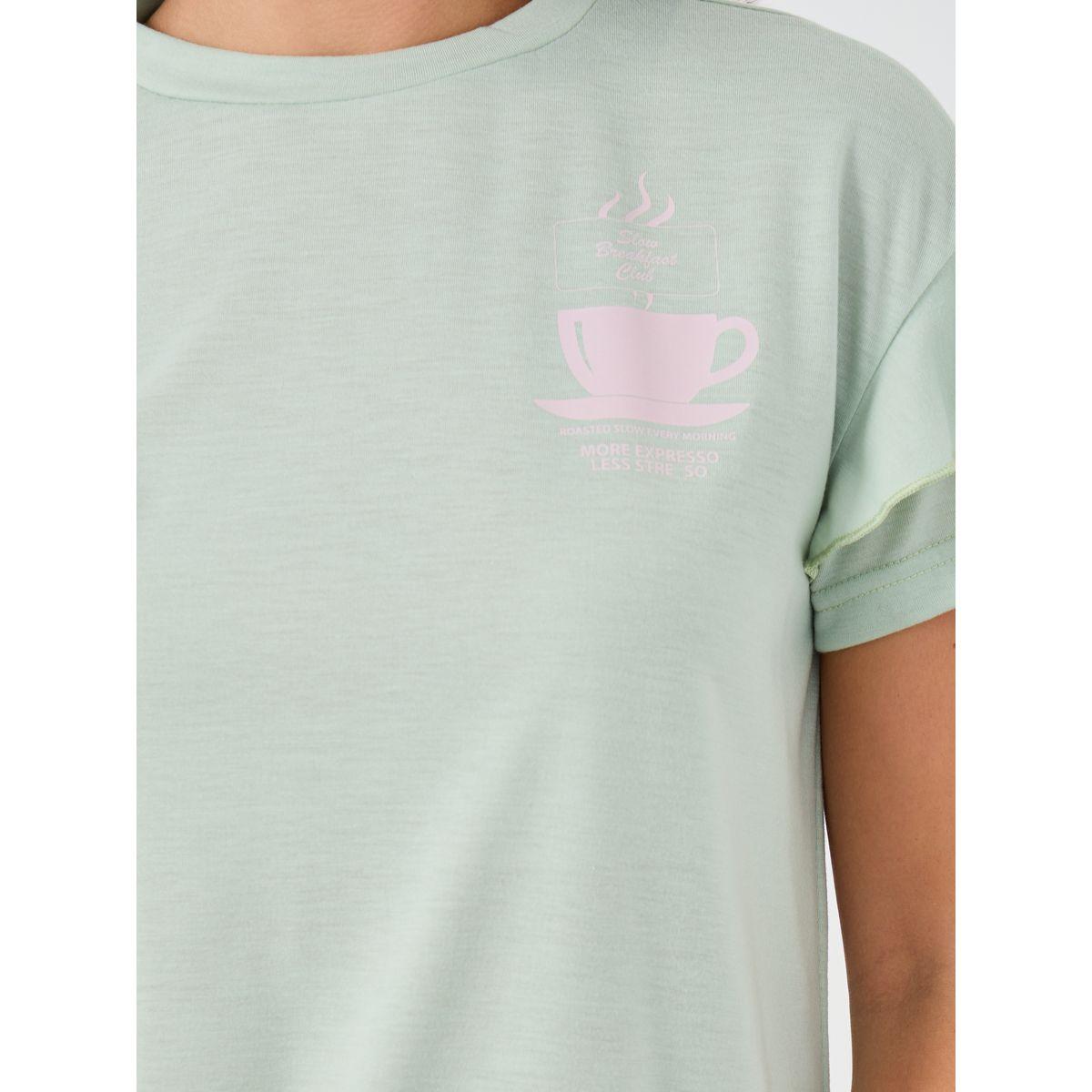 Styli Graphic Print Round Neck T-Shirt and Pyjama Set-women-clothing-nightwear-pyjamas-longsets-image-4