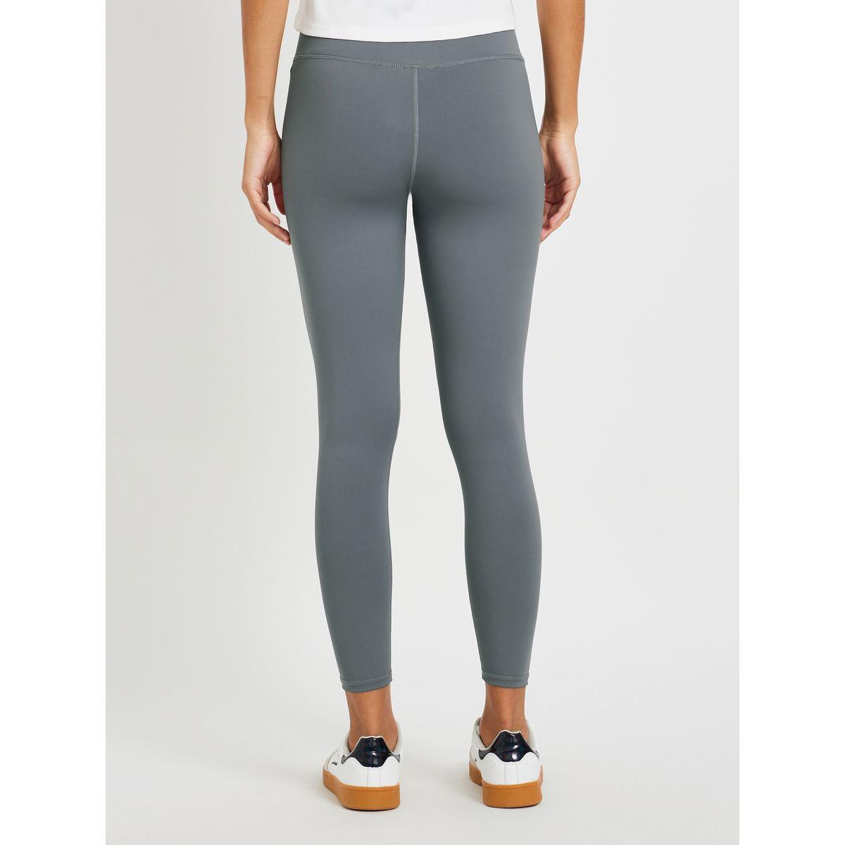 Styli Solid Exposed Seam Detail Crop Length Leggings-women-clothing-bottoms-leggings-image-4
