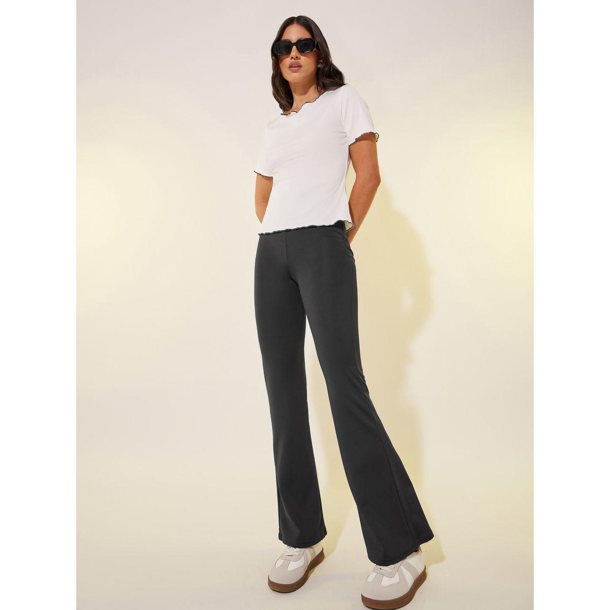 ليقنز سادة واسع بخصر عريض-women-clothing-bottoms-leggings-image-1