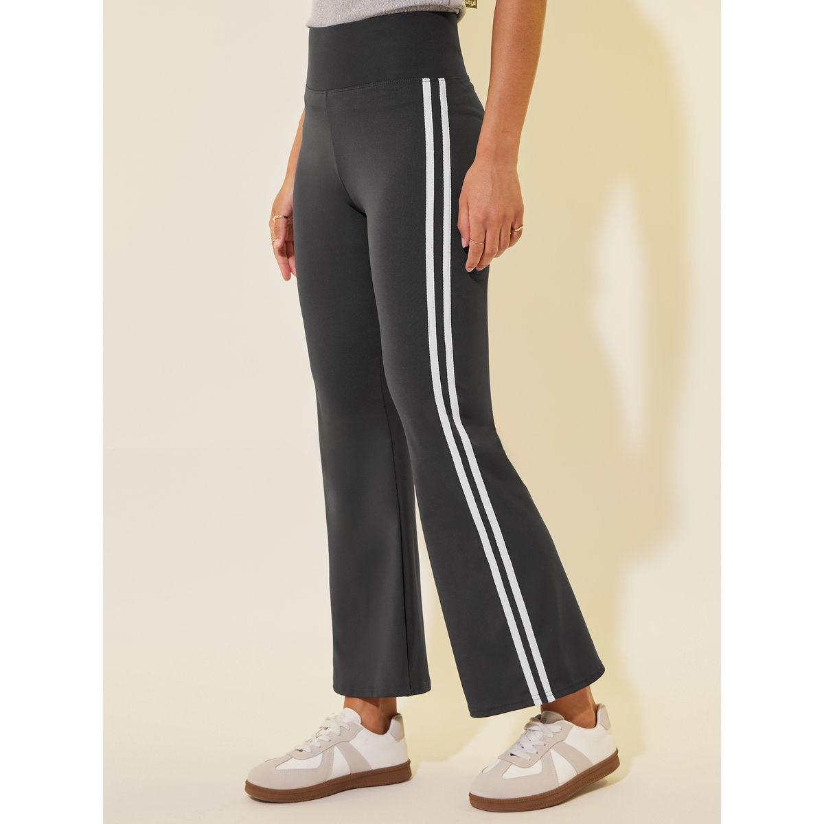 Styli Side Stripe Flared Leggings-women-clothing-bottoms-leggings-image-2