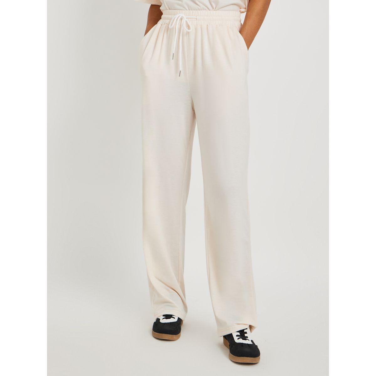 Styli Text Print Short Sleeve T-Shirt and Wide Leg Joggers Co-Ords-women-clothing-coordsets-image-6