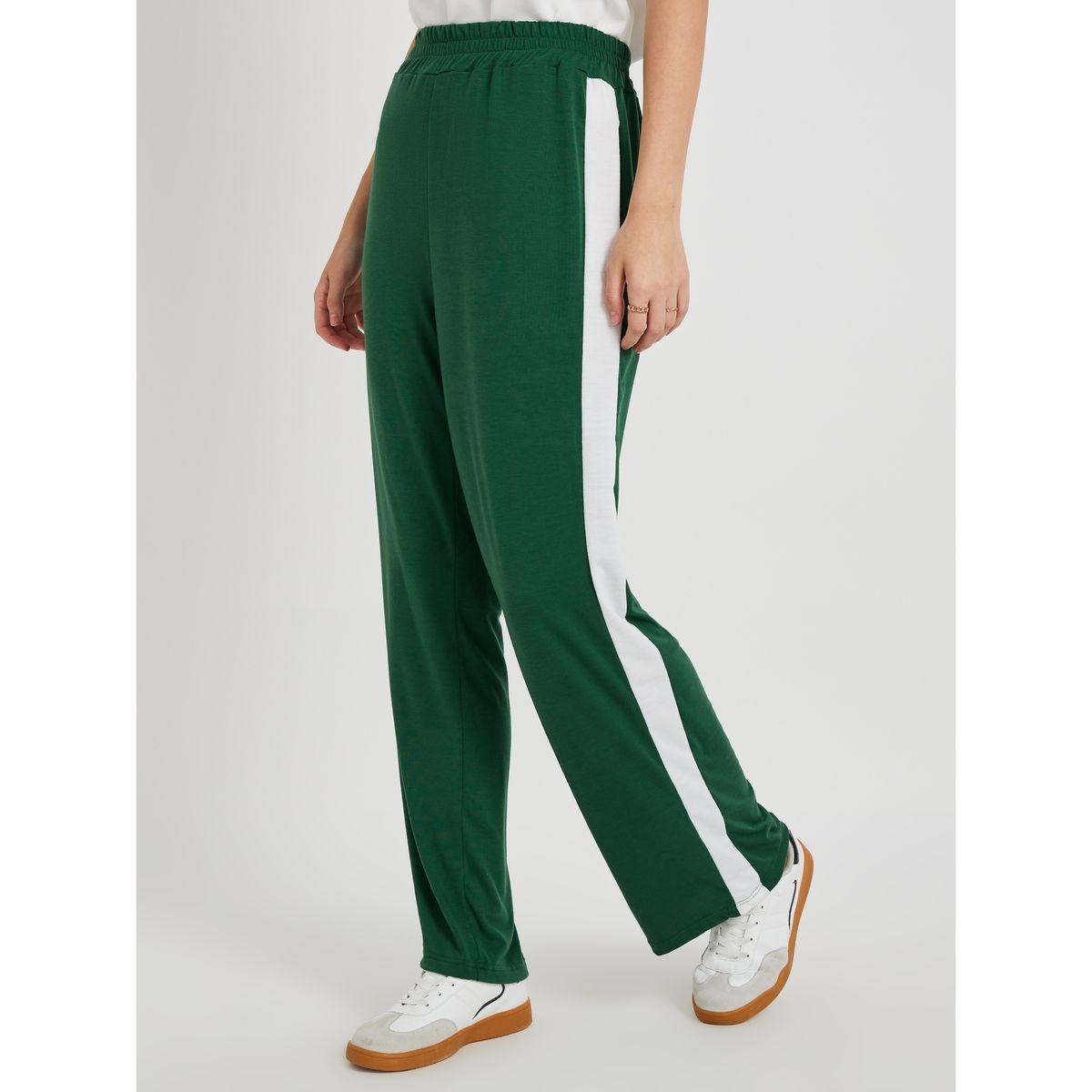 Styli Side Striped Wide Leg Pants with Elasticated Waistband-women-clothing-bottoms-joggers-image-2