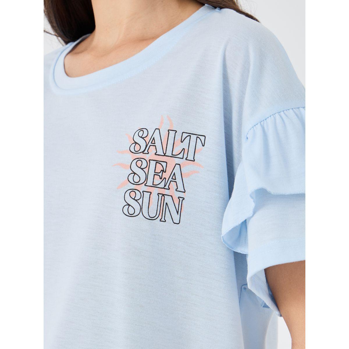 Styli Slogan Print Short Sleeve T-Shirt and Pyjama Set-women-clothing-nightwear-pyjamas-longsets-image-3