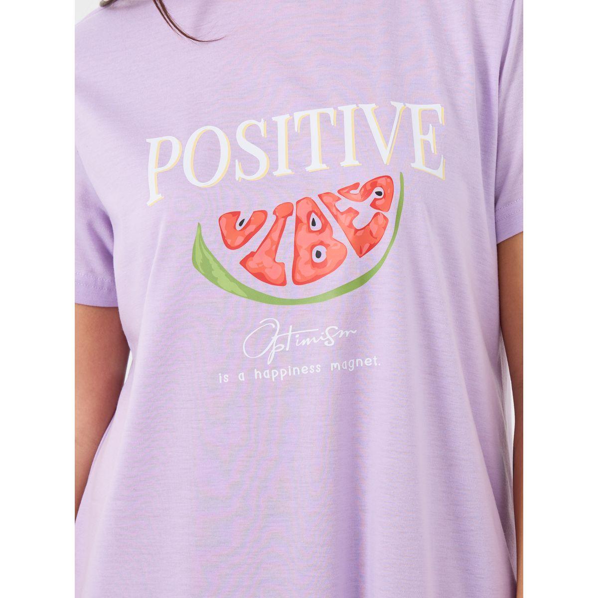 Styli Graphic Print Ruffled Hem Short Sleeve Sleep T-Shirt-women-clothing-nightwear-nighties-image-3