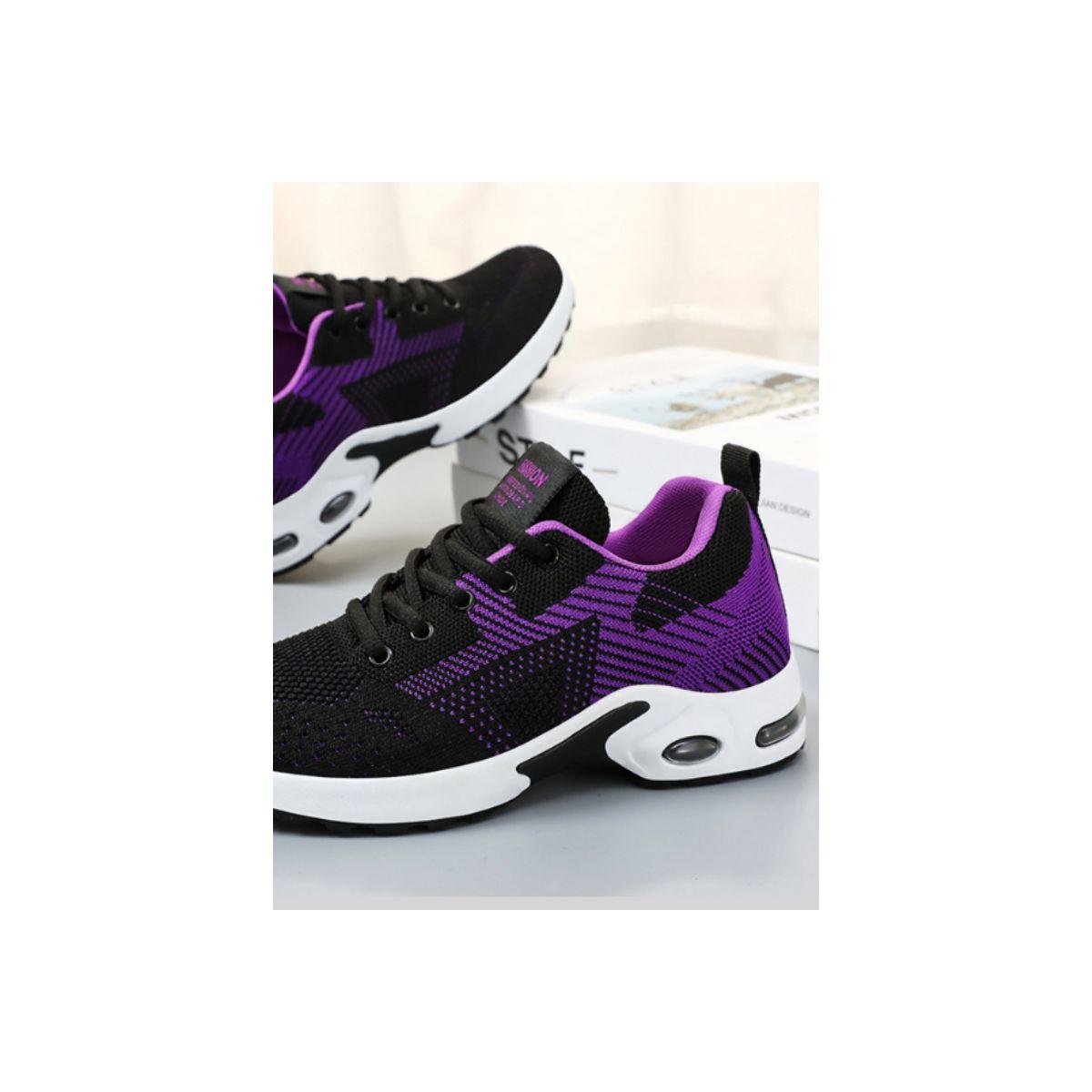 Pedwalker X Styli Textured Cushioned Lace-Up Running Shoes-women-shoes-sneakers-image-4