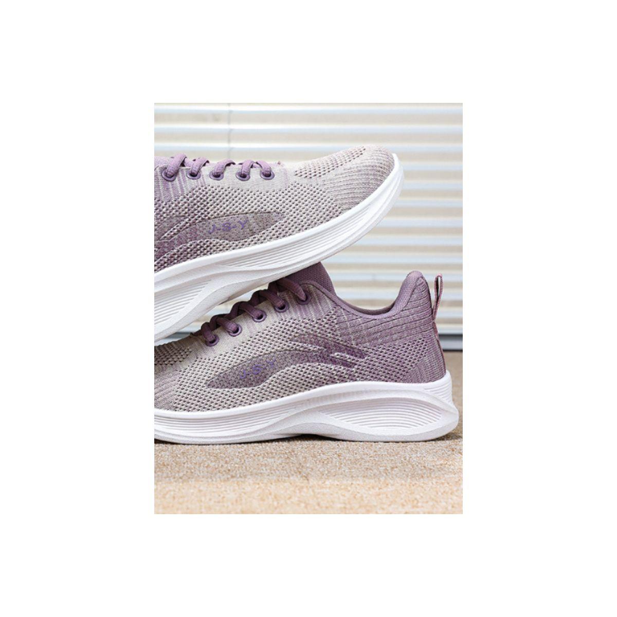 Pedwalker X Styli Textured Round Toe Lace-Up Training Shoes-women-shoes-sneakers-image-3