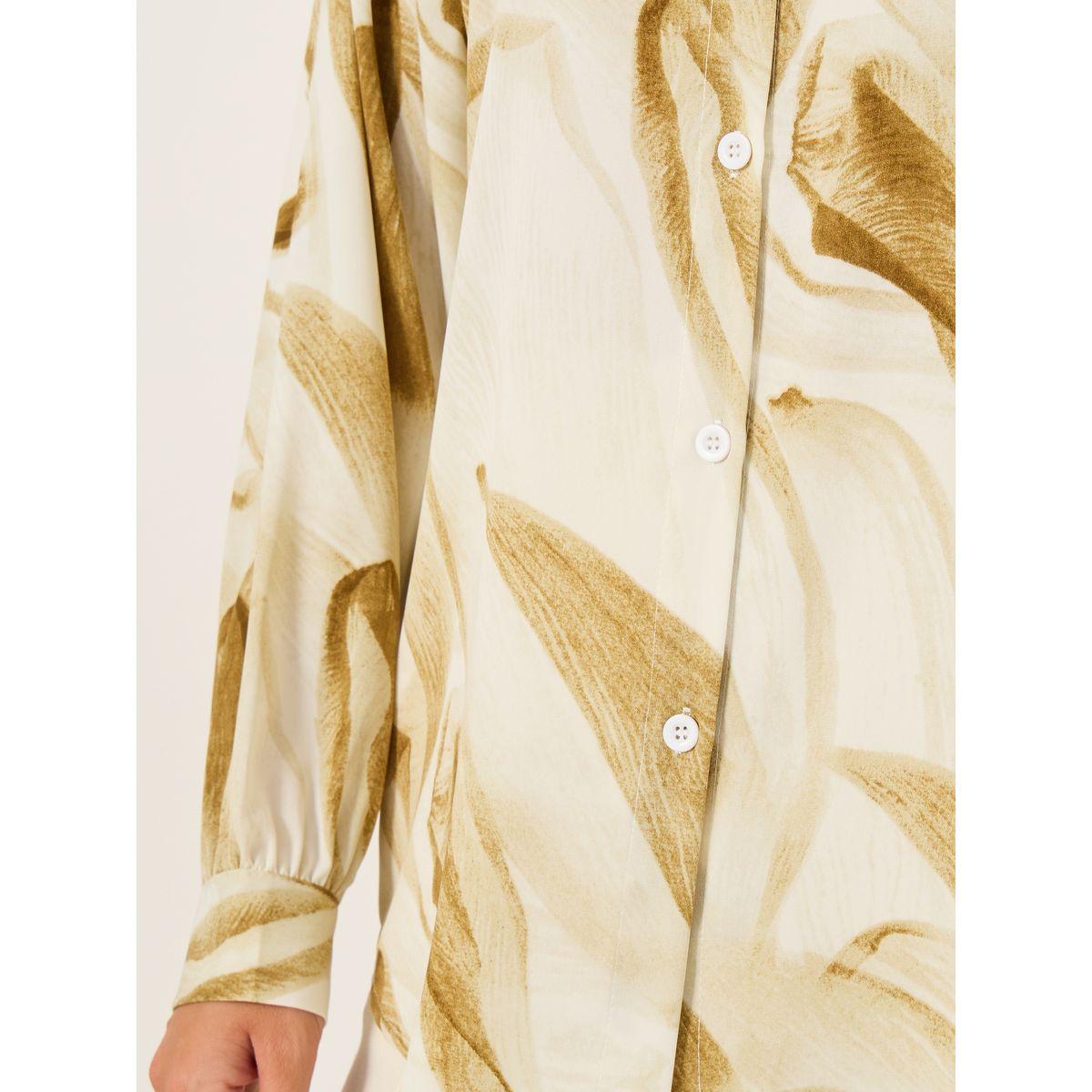 بلوزة فضفاضة مطبعة بياقة سبريد-women-clothing-shirtsandblouses-shirts-image-4