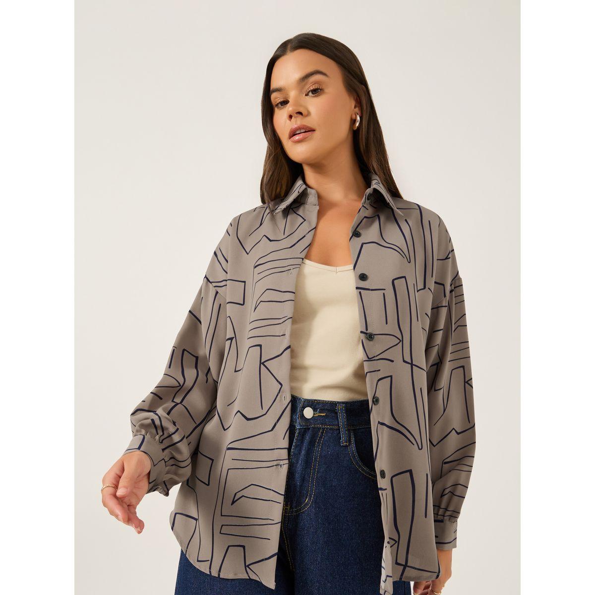 Styli Printed Spread Collar Oversized Shirt-women-clothing-shirtsandblouses-shirts-image-3