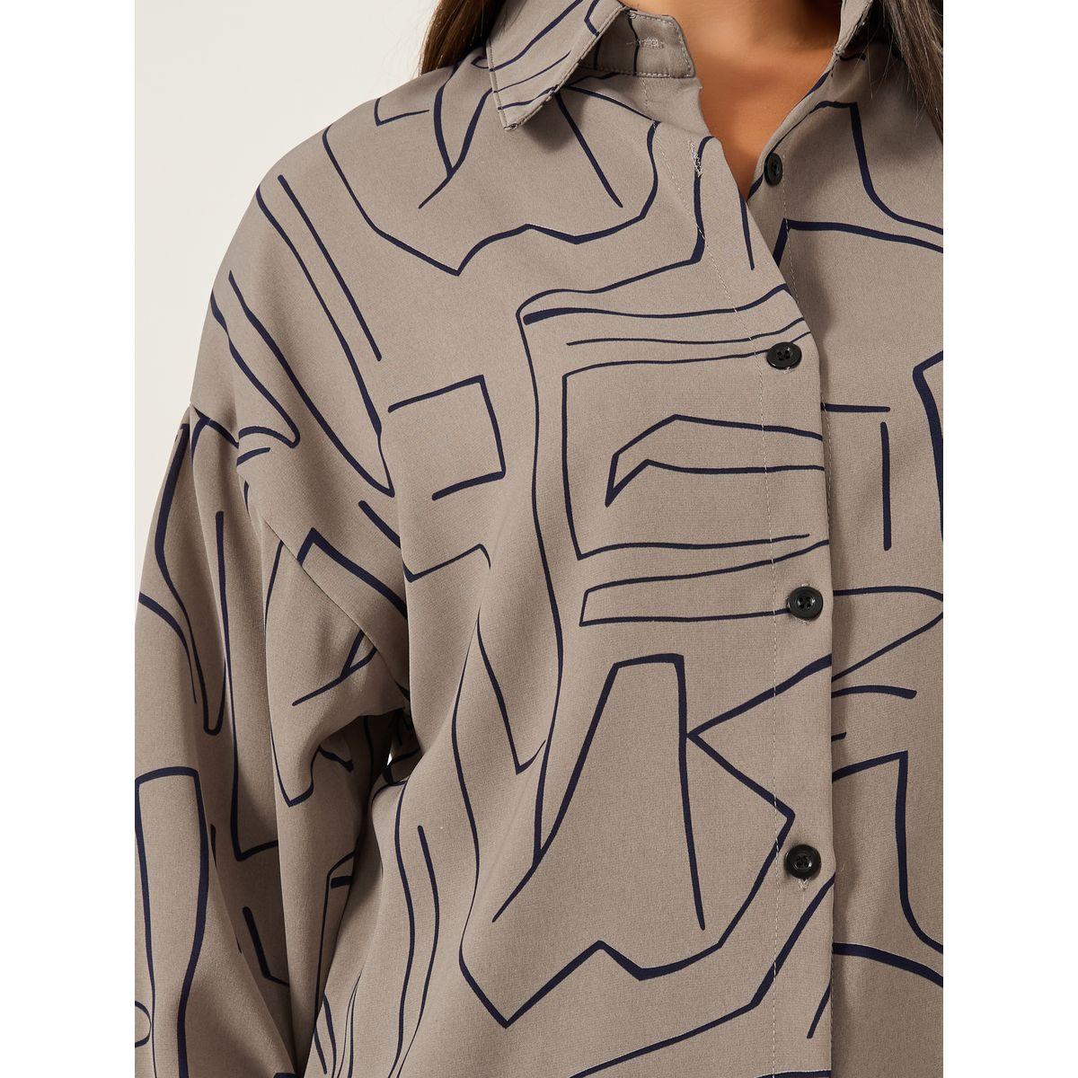 Styli Printed Spread Collar Oversized Shirt-women-clothing-shirtsandblouses-shirts-image-5