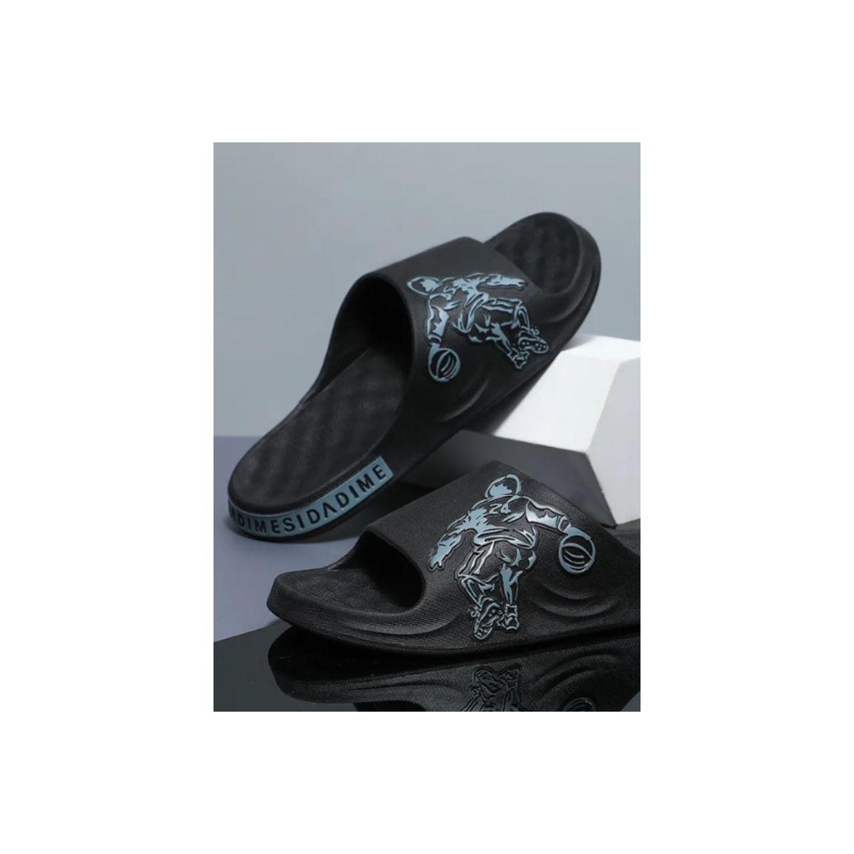 Pedcare X Styli Printed Open Toe Slides-men-shoes-flipflopsandslides-image-4