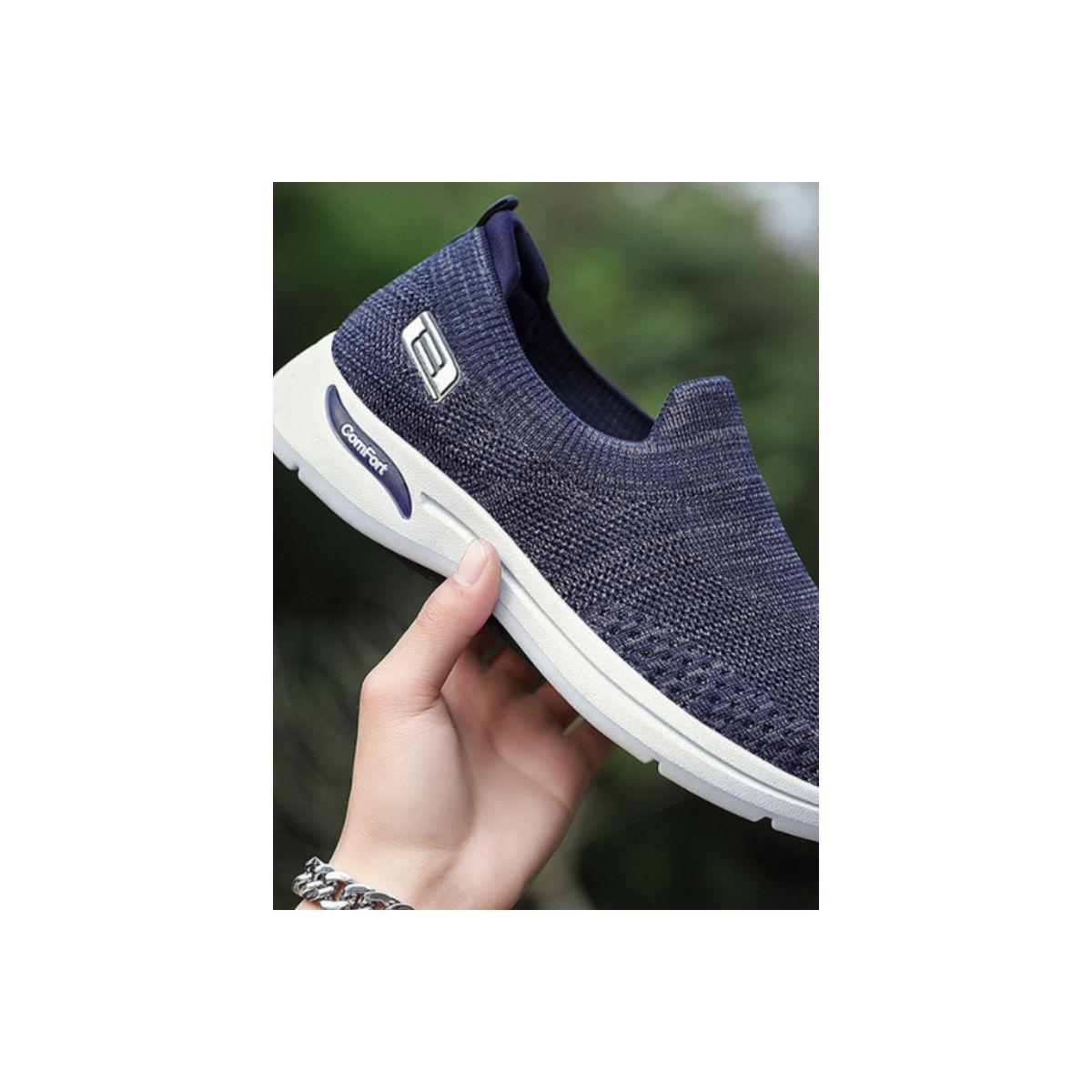 حذاء للجري بمقدمة دائرية وسهل الارتداء-men-shoes-sneakers-image-1