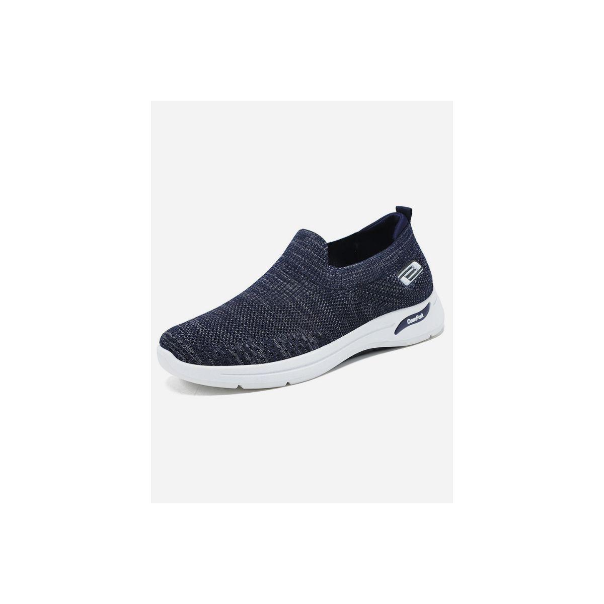 Pedwalker X Styli Textured Round Toe Slip-On Running Shoes-men-shoes-sneakers-image-4