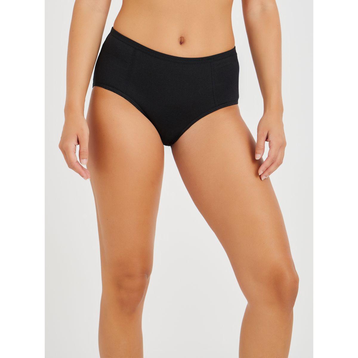Styli Pack of 3 - Solid Cotton Full Briefs-women-clothing-lingerie-panties-image-2