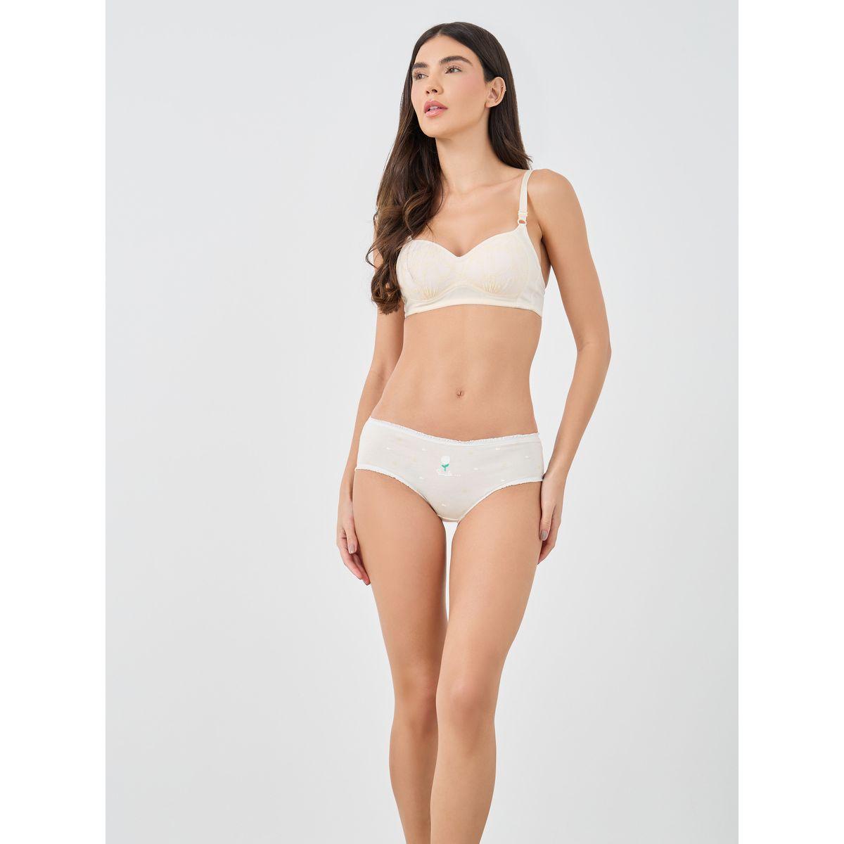 مجموعة من 5 سراويل داخلية بتفاصيل مُتباينة-women-clothing-lingerie-panties-image-2