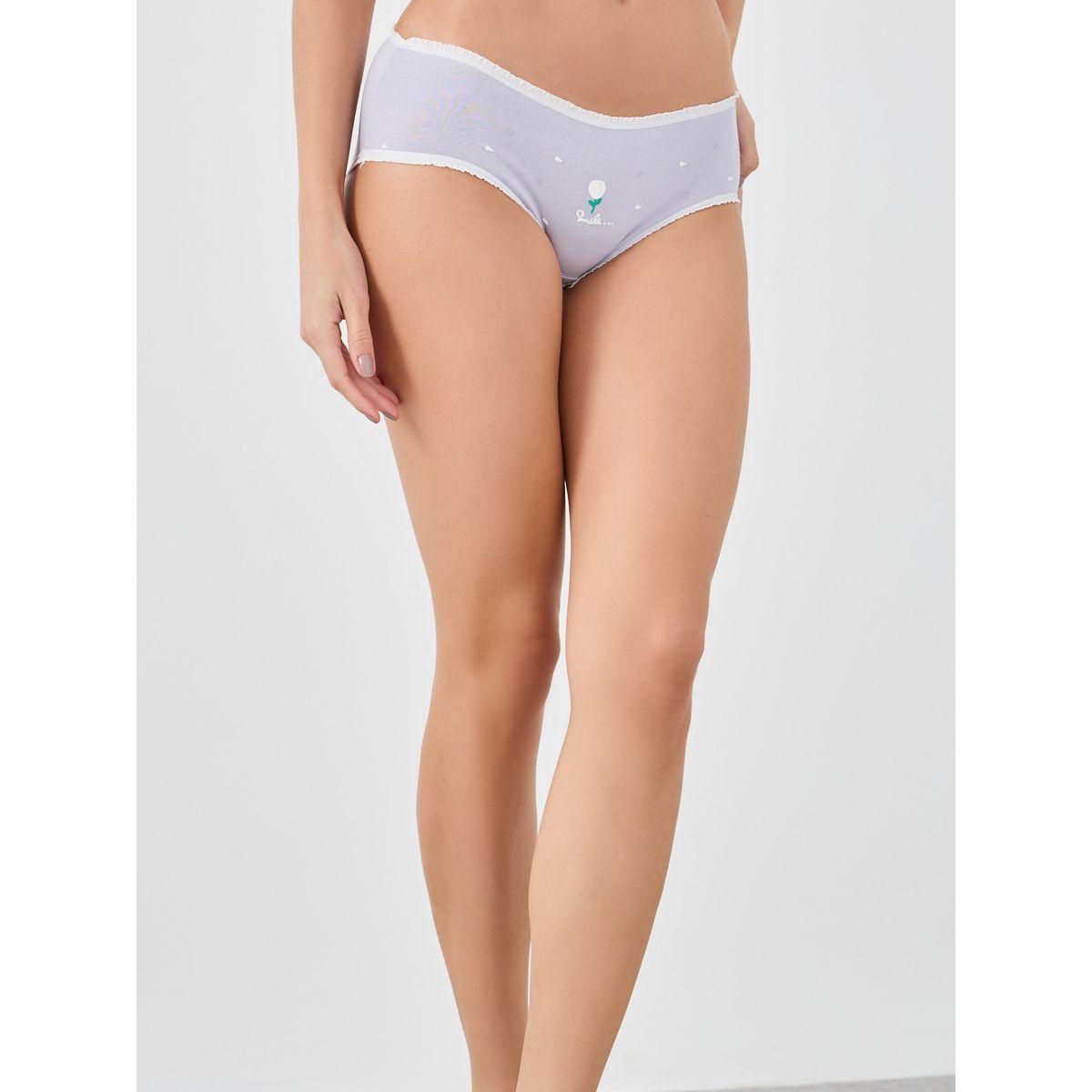 مجموعة من 5 سراويل داخلية بتفاصيل مُتباينة-women-clothing-lingerie-panties-image-7