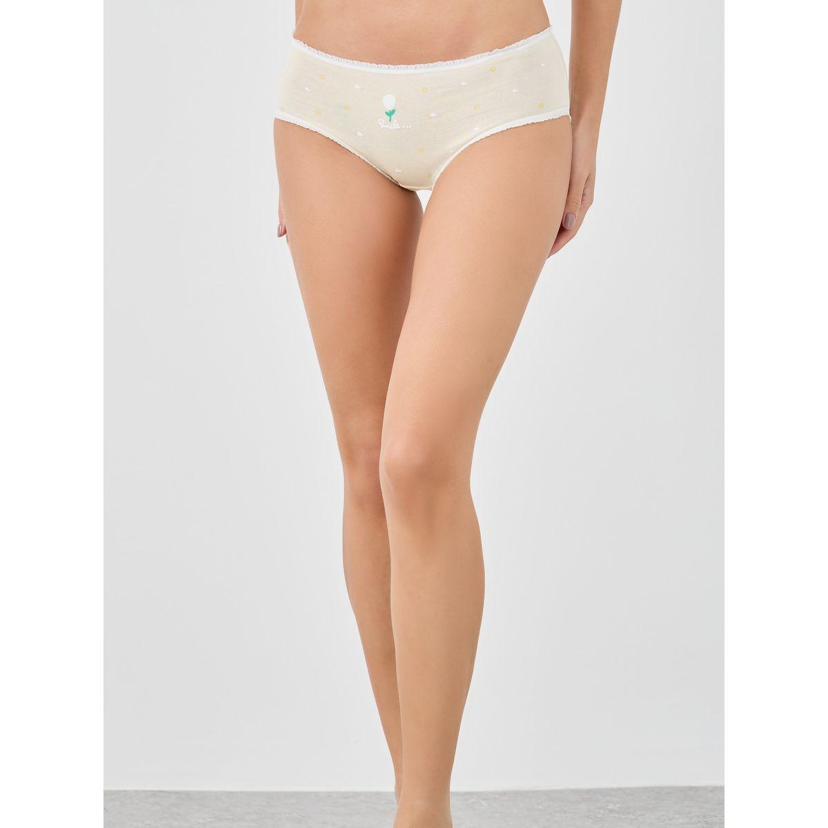 مجموعة من 5 سراويل داخلية بتفاصيل مُتباينة-women-clothing-lingerie-panties-image-9
