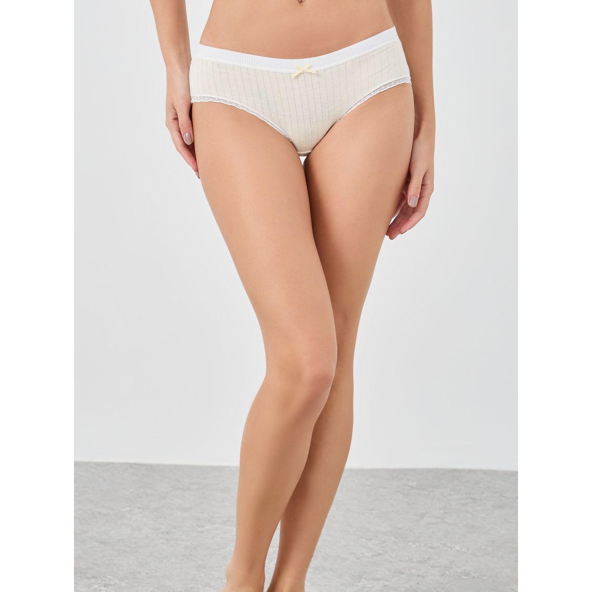 مجموعة من 5 سراويل داخلية بتفاصيل مُتباينة-women-clothing-lingerie-panties-image-3