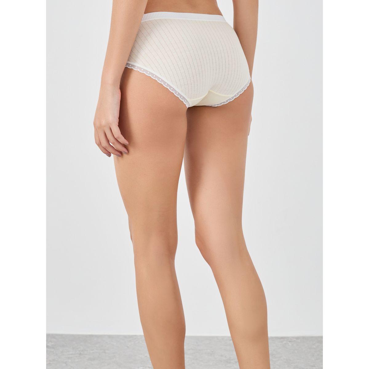 مجموعة من 5 سراويل داخلية بتفاصيل مُتباينة-women-clothing-lingerie-panties-image-5