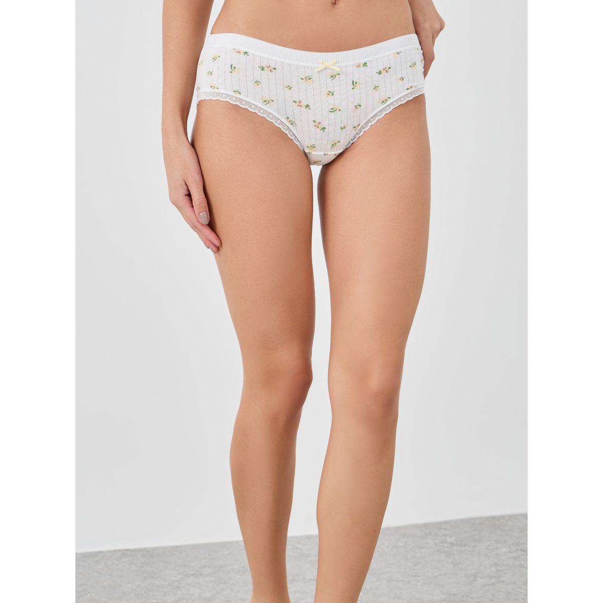 مجموعة من 5 سراويل داخلية بتفاصيل مُتباينة-women-clothing-lingerie-panties-image-9