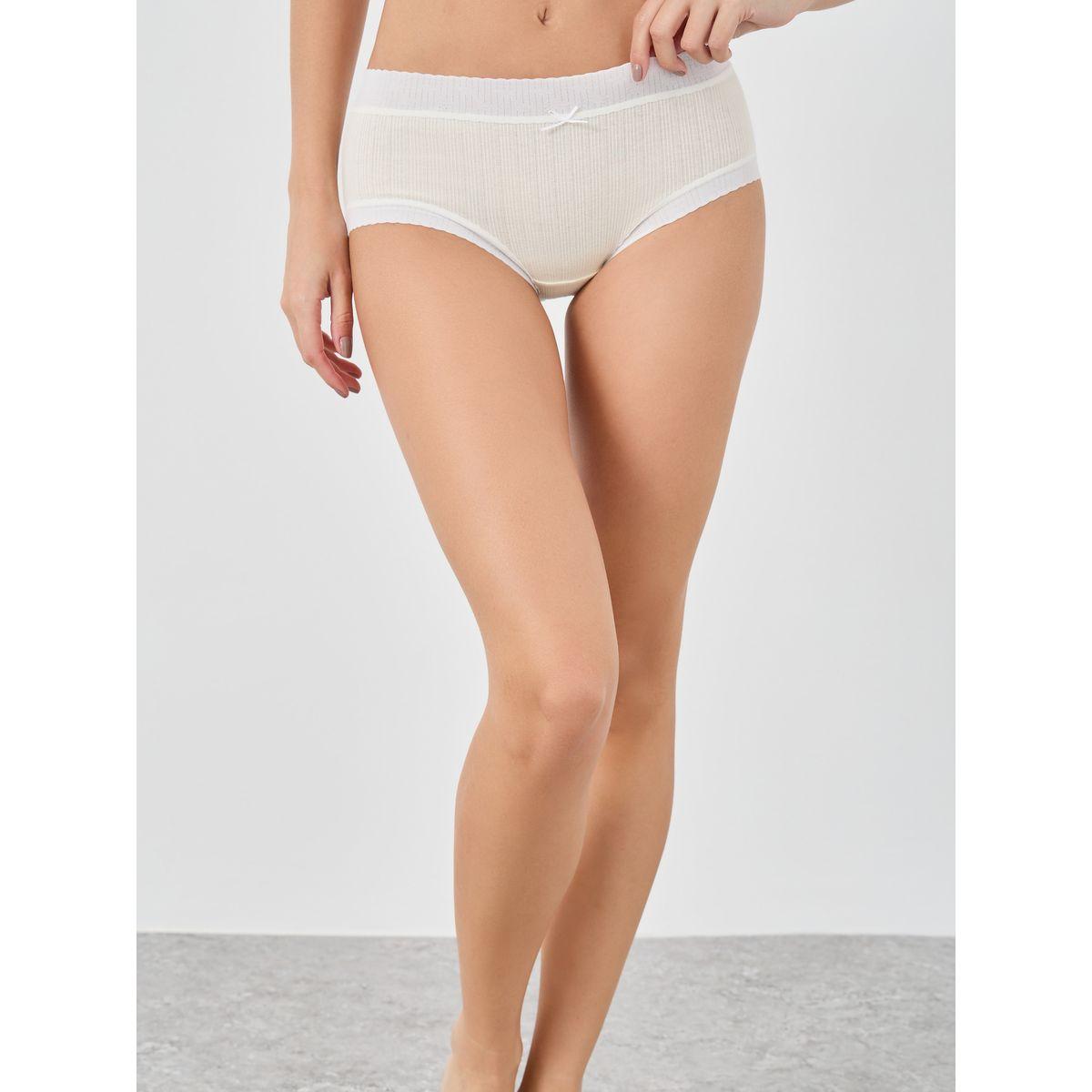 Styli Pack of 5 - Ribbed Full Briefs with Contrast Trim-women-clothing-lingerie-panties-image-3