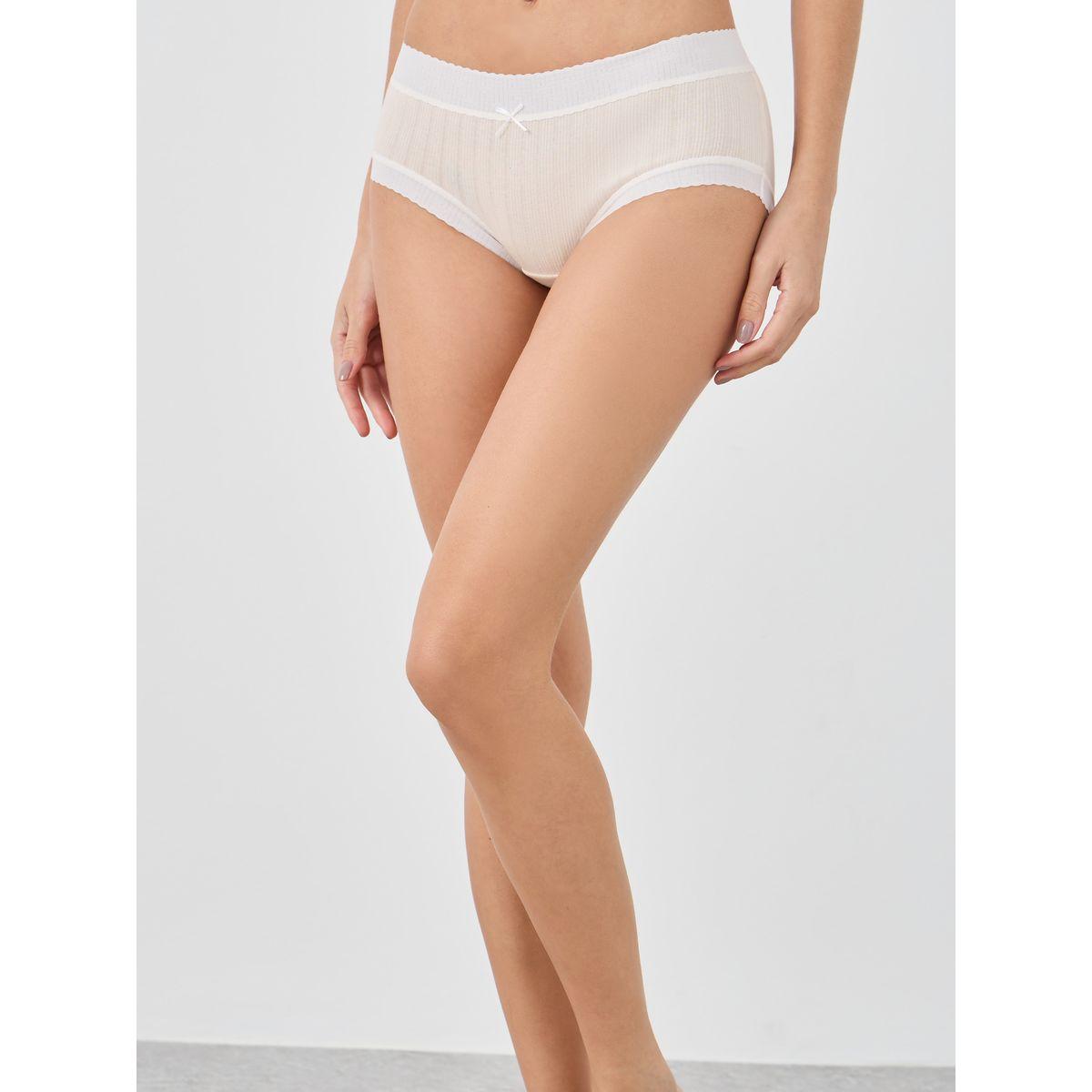 Styli Pack of 5 - Ribbed Full Briefs with Contrast Trim-women-clothing-lingerie-panties-image-6