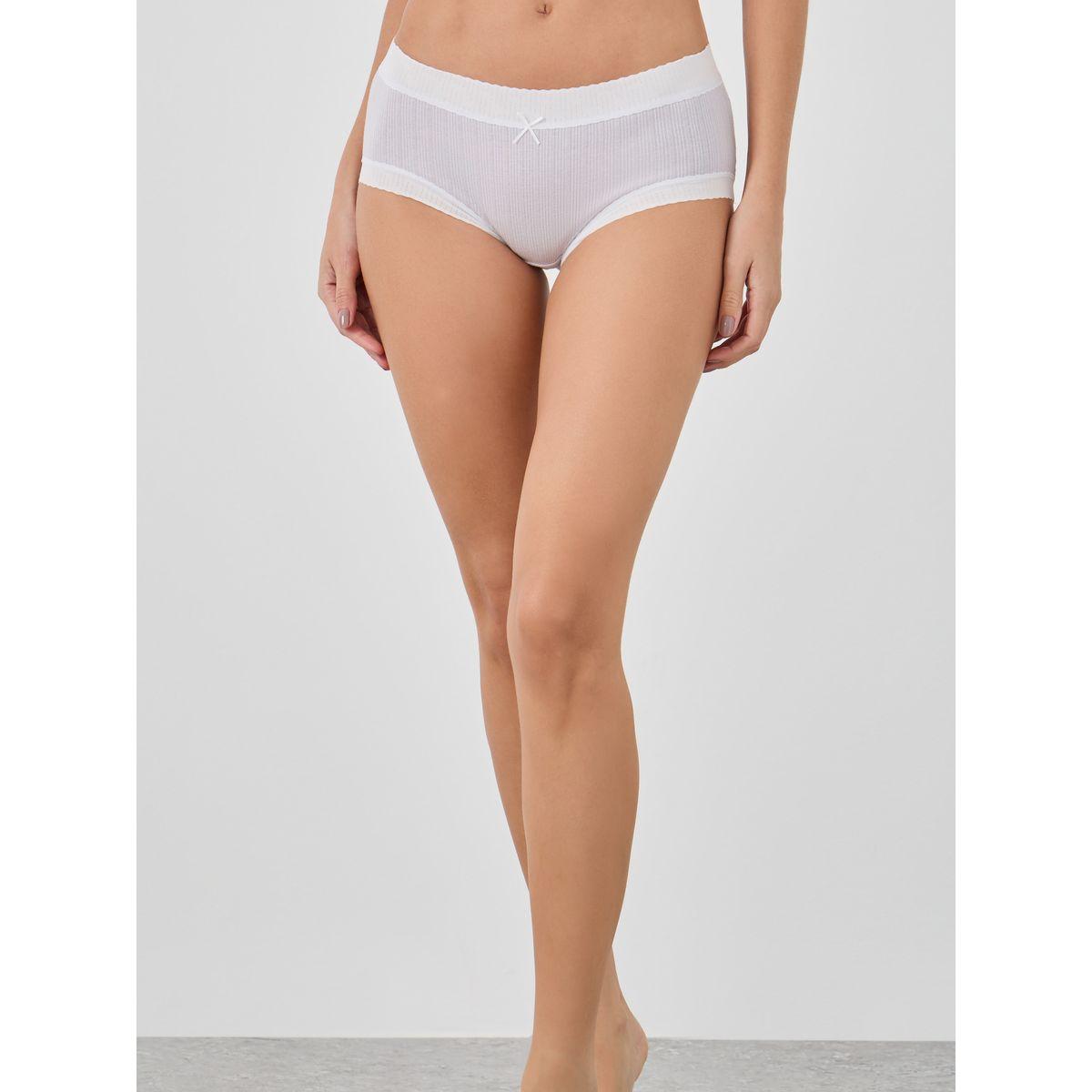 Styli Pack of 5 - Ribbed Full Briefs with Contrast Trim-women-clothing-lingerie-panties-image-9