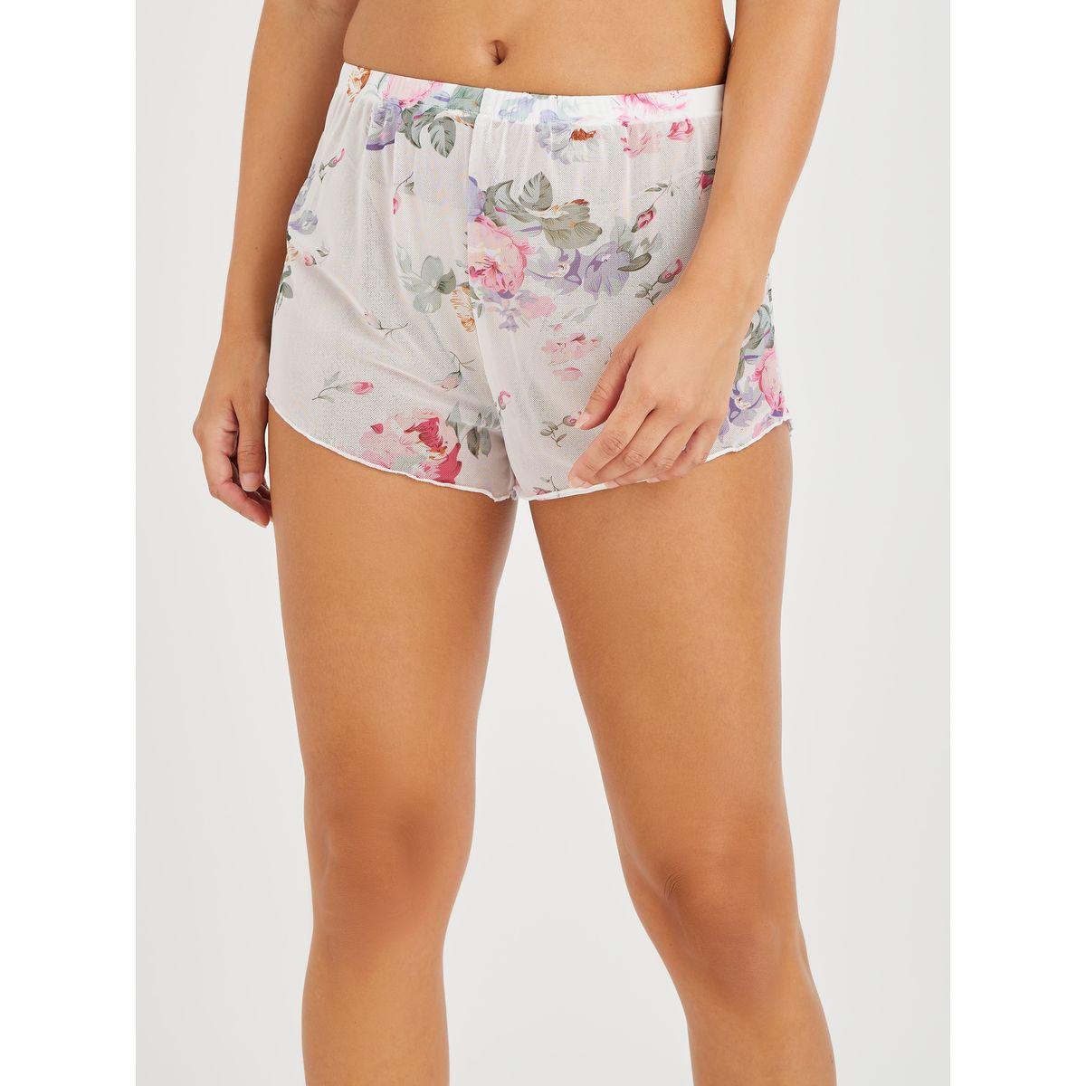 Styli All-Over Floral Print Mesh Cami and Shorts Set-women-clothing-lingerie-lingeriesets-image-4