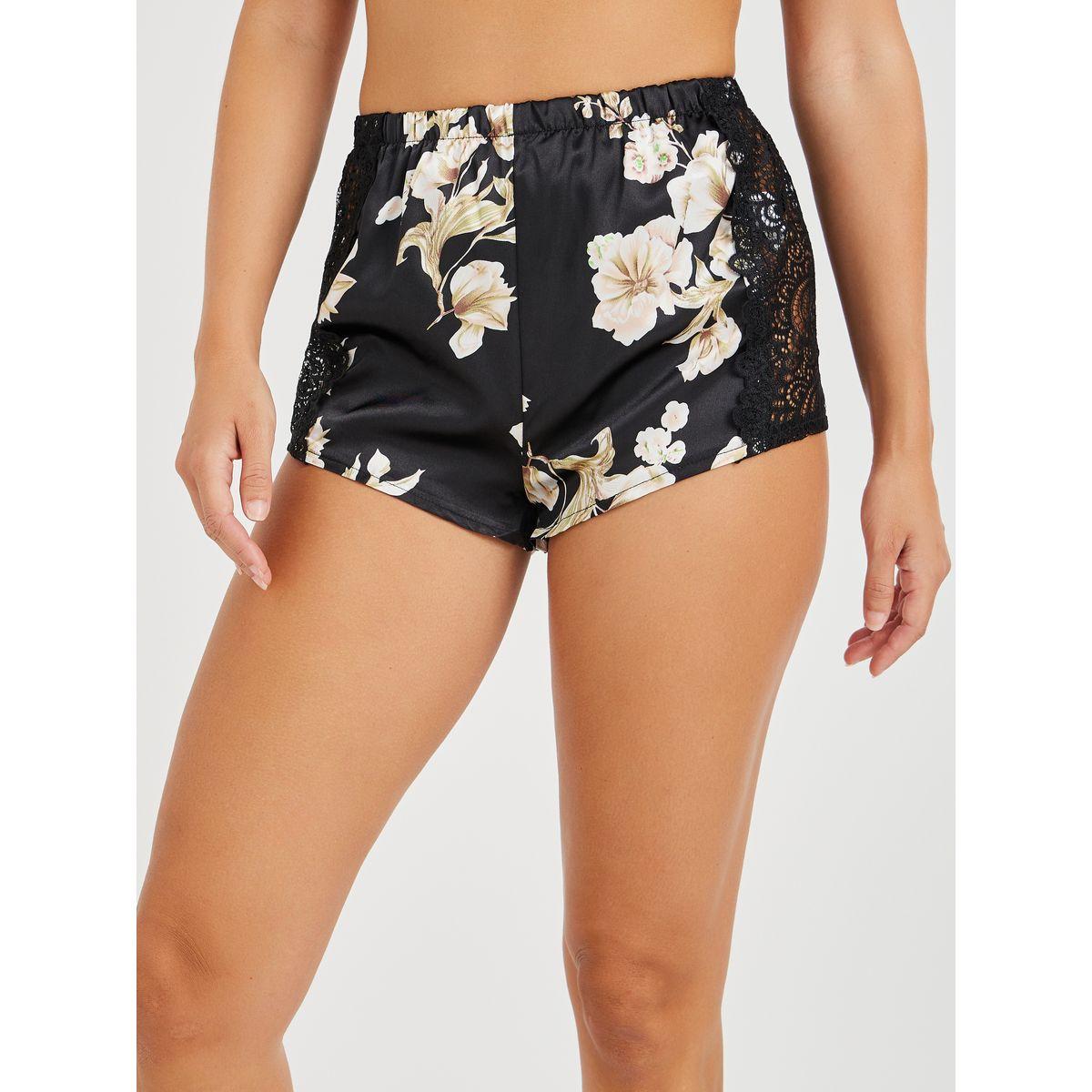 مجموعة من شورت وصدرية براليت بحافة بنمط صدف-women-clothing-lingerie-lingeriesets-image-4