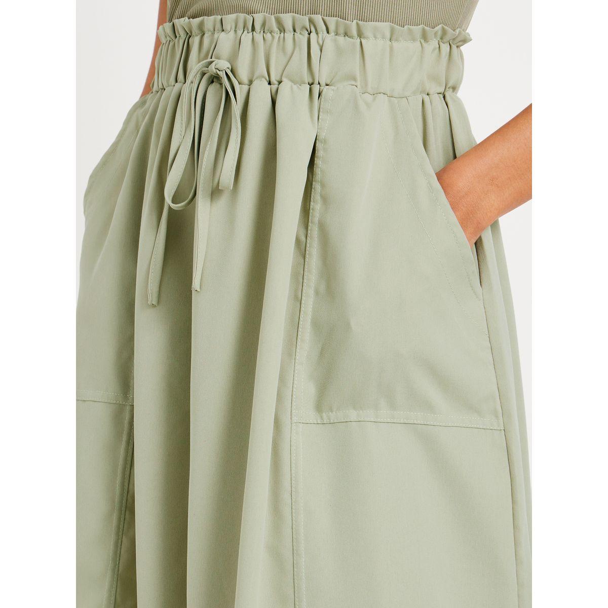 Styli Solid Sleeveless Twofer A-Line Midi Dress-women-clothing-dresses-image-4