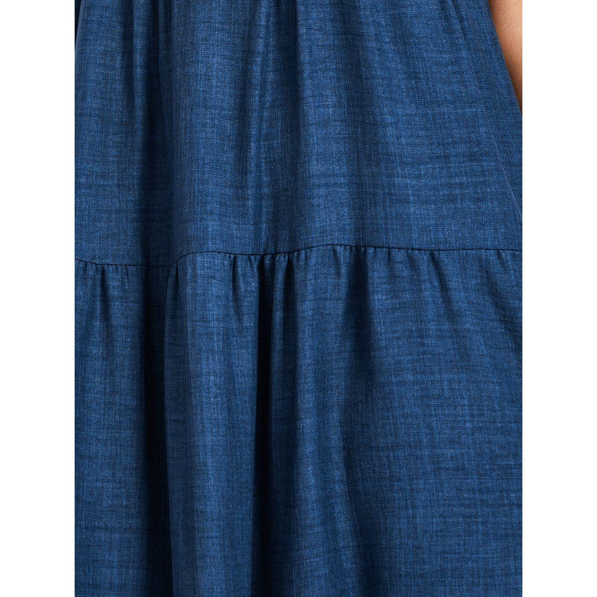 فستان طويل سادة بلا أكمام مع كسرات-women-clothing-dresses-image-4