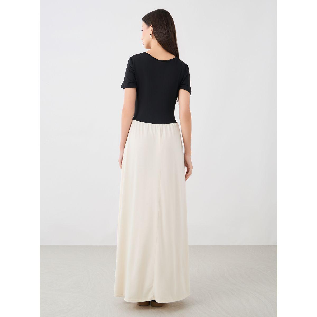 فستان طويل سادة بياقة واسعة-women-clothing-dresses-image-4