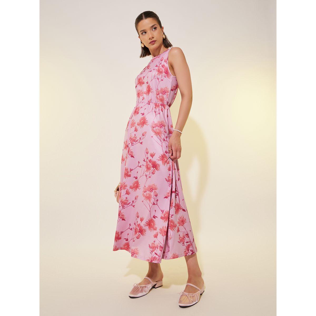 Styli All-Over Floral Print Sleeveless Maxi Dress-women-clothing-dresses-image-2