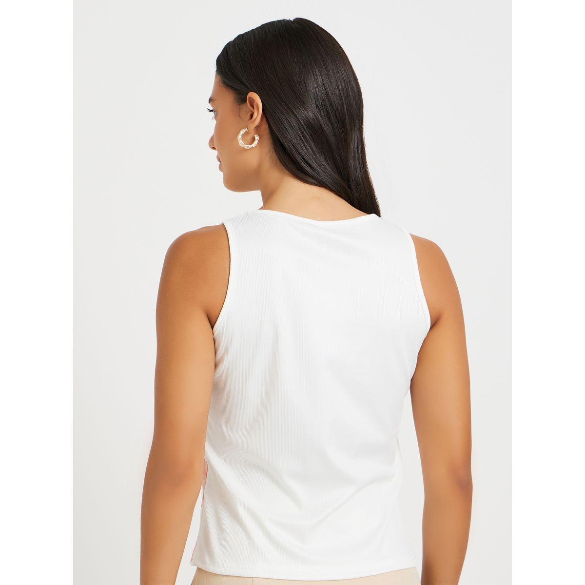 بلوزة بلا أكمام مطبعة بزهور مع ياقة دائرية-women-clothing-shirtsandblouses-blouses-image-4