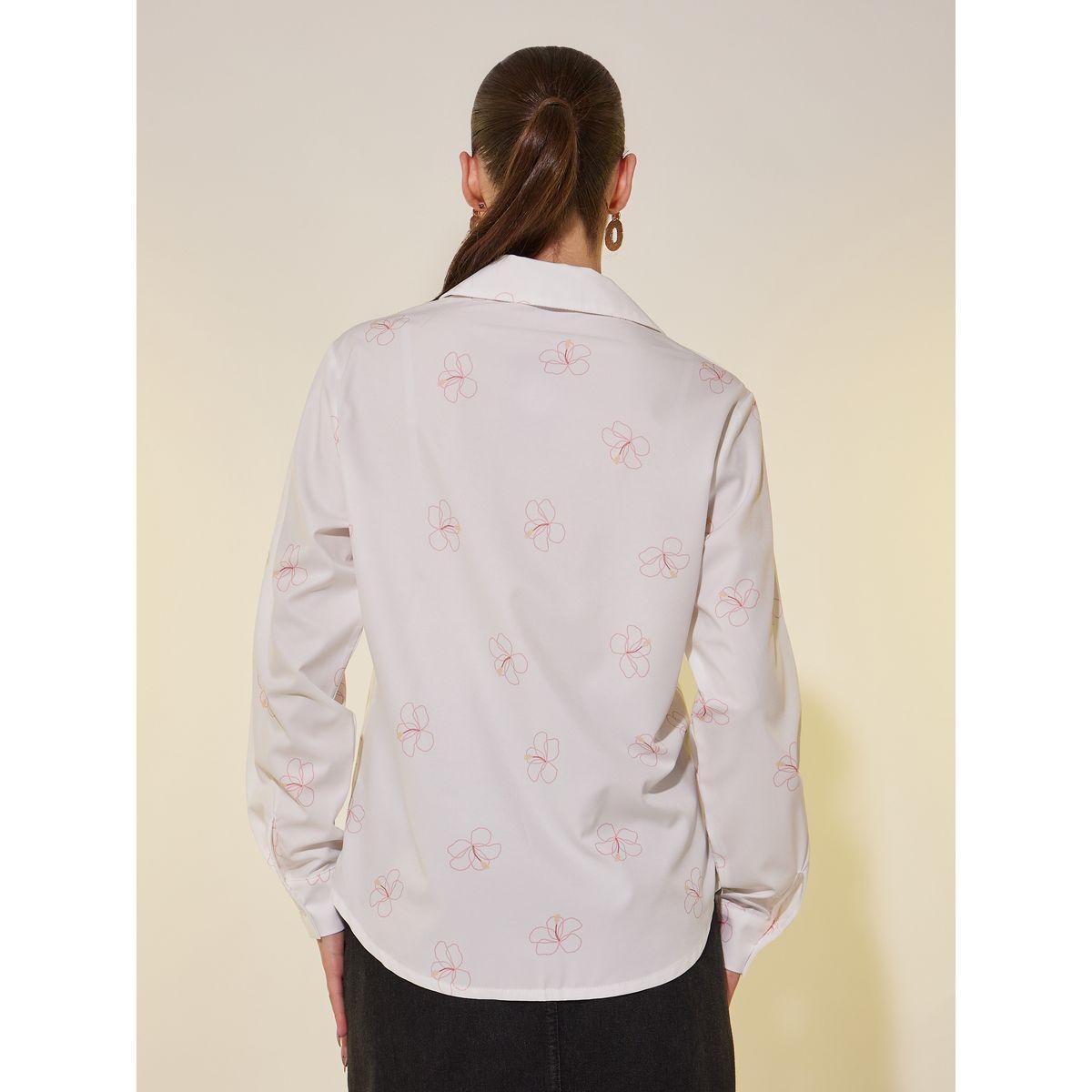 Styli Floral Print Oversized Spread Collar Shirts-women-clothing-shirtsandblouses-shirts-image-5