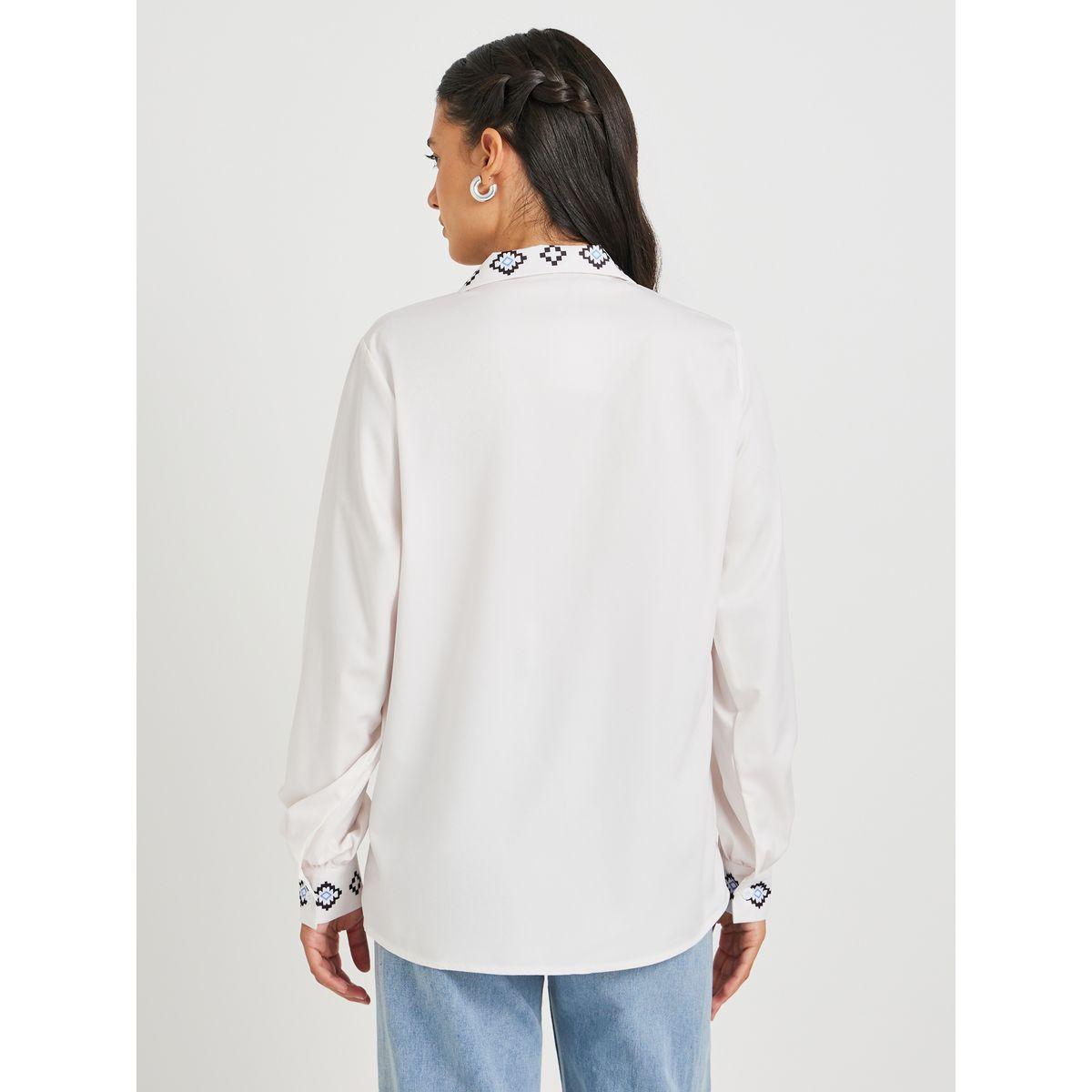 Styli Graphic Print Spread Collar Oversized Shirt-women-clothing-shirtsandblouses-shirts-image-5