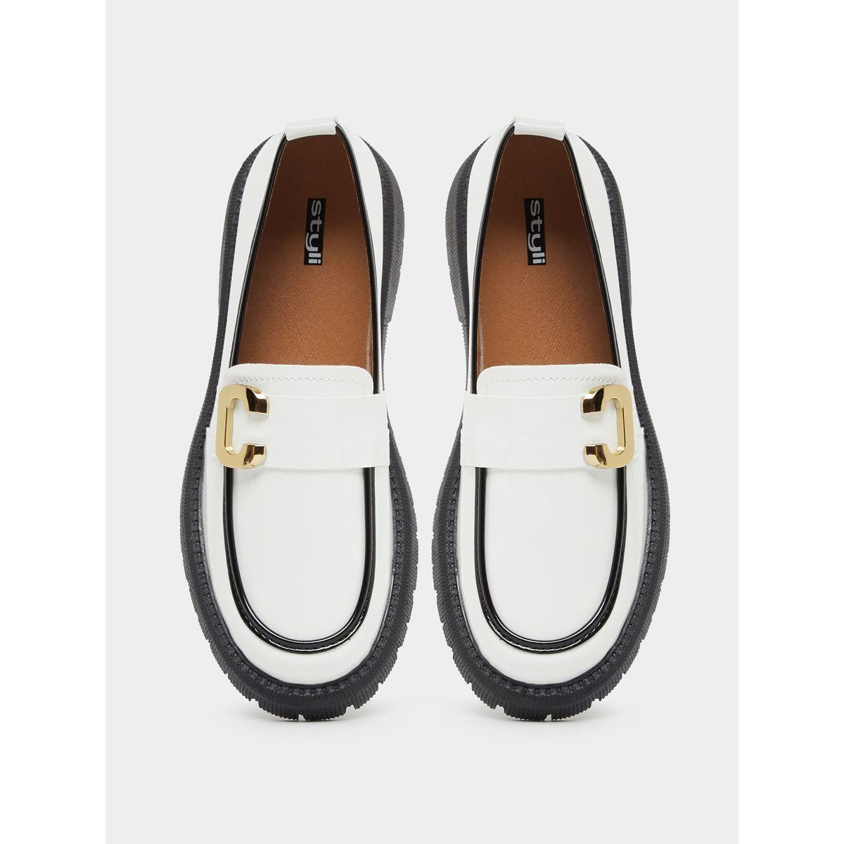 Styli Slip On Block Heel Shoes-women-shoes-loafersandmoccasins-image-5