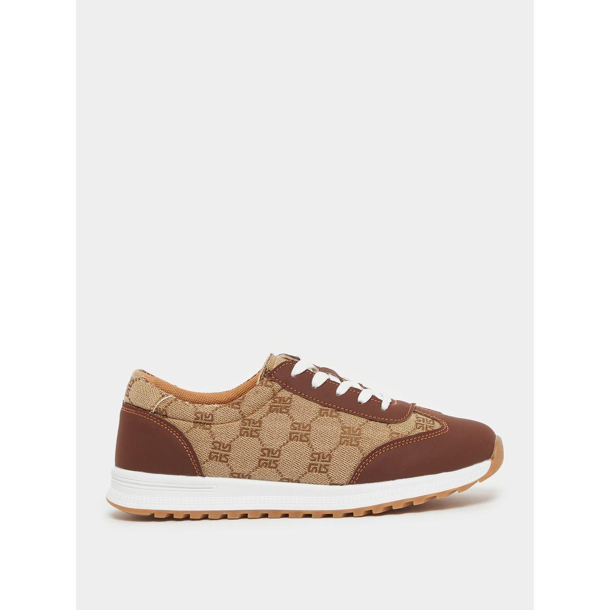 حذاء سنيكرز مطبع برباط غلق-women-shoes-sneakers-image-1